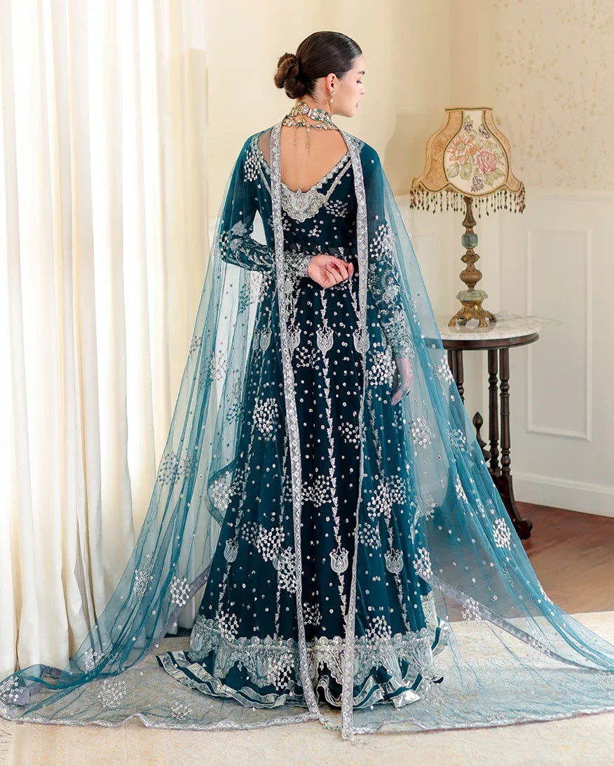 Whispers of Grace by Roheenaz Unstitched Embroidered Chiffon 3 Piece Suit RN26UWG Marcella RUNCH260202 - Wedding Collection
