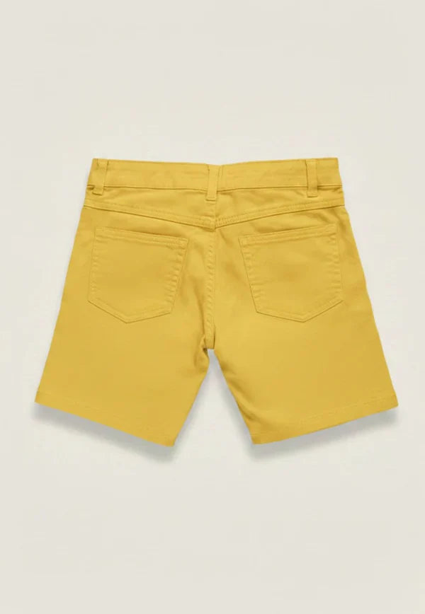 Marigold Yellow Twill Short