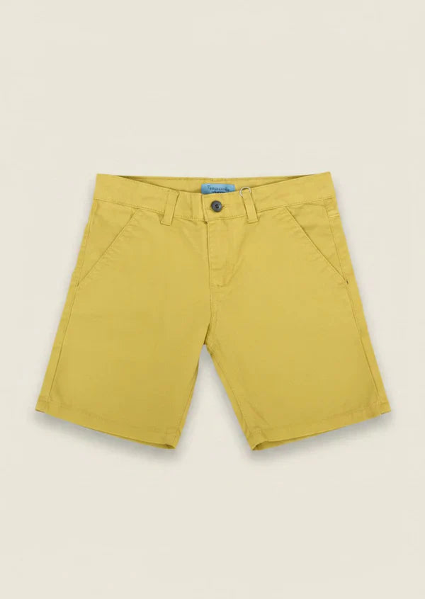 Marigold Yellow Twill Short