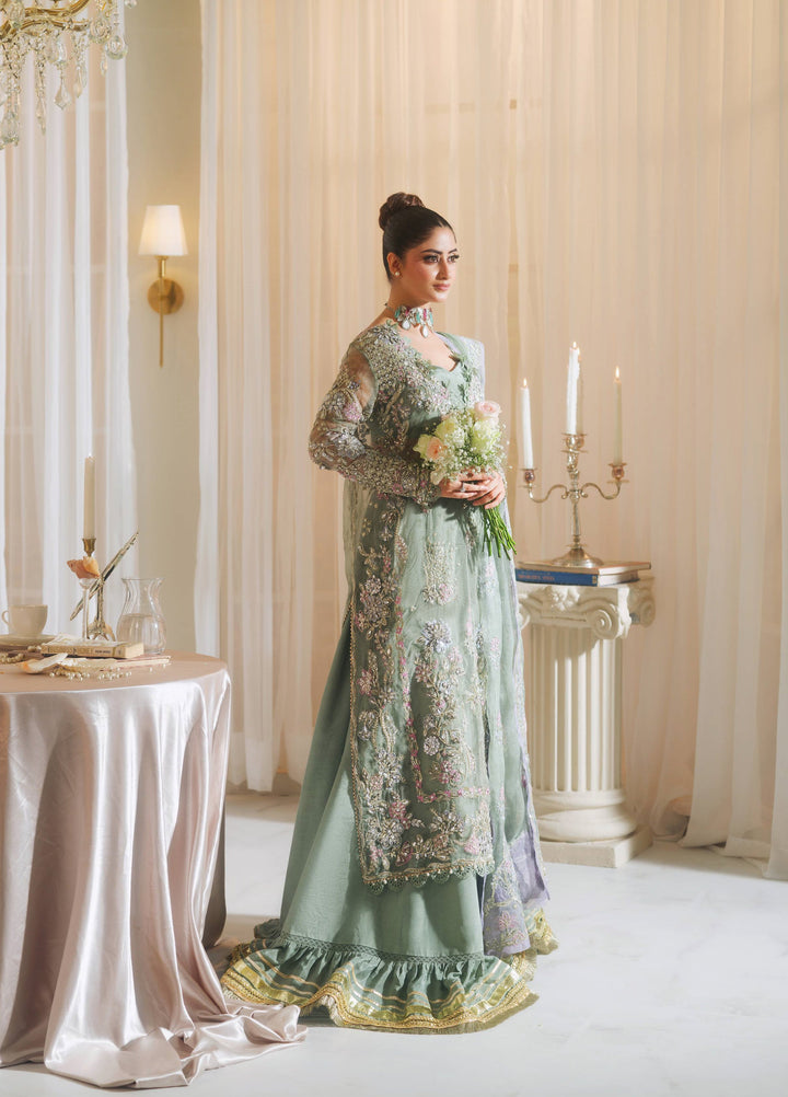 Maryam Hussain Unstitched Wedding Embroidered Organza Suits 3 Piece MH25UW D-02 Janan - Wedding Collection