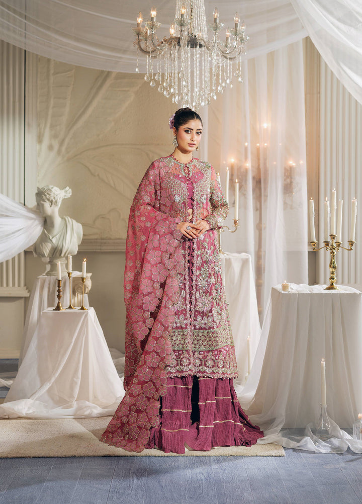 Maryam Hussain Unstitched Wedding Embroidered Organza Suits 3 Piece MH25UW D-05 Seerat - Wedding Collection