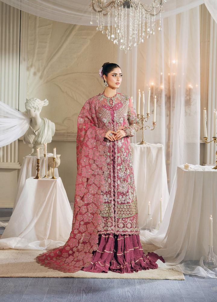 Maryam Hussain Unstitched Wedding Embroidered Organza Suits 3 Piece MH25UW D-05 Seerat - Wedding Collection