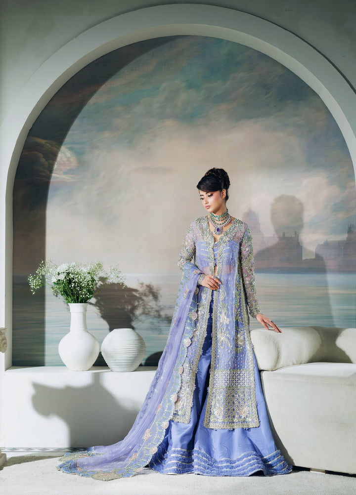 Maryam Hussain Unstitched Wedding Embroidered Organza Suits 3 Piece MH25UW D-07 Giya - Wedding Collection