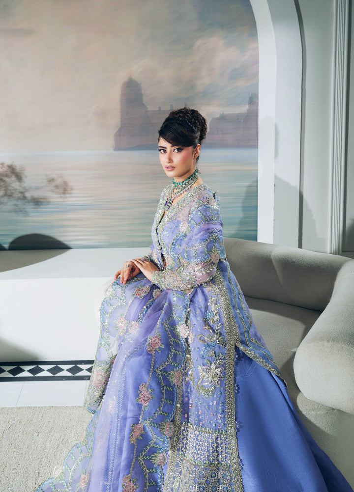 Maryam Hussain Unstitched Wedding Embroidered Organza Suits 3 Piece MH25UW D-07 Giya - Wedding Collection