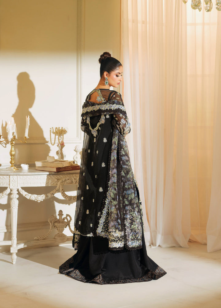 Maryam Hussain Unstitched Wedding Embroidered Organza Suits 3 Piece MH25UW D-08 hoor - Wedding Collection