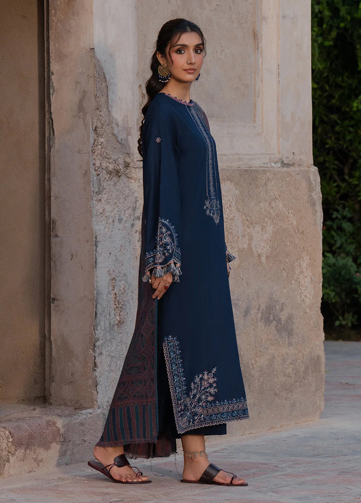 Nooraniyat by Izel Embroidered wool Suits Unstitched 3 Piece IZ25NW Mashq - Winter Collection