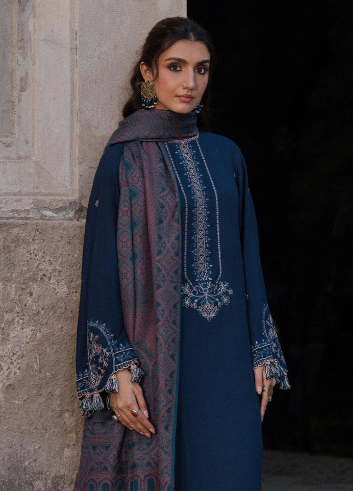 Nooraniyat by Izel Embroidered wool Suits Unstitched 3 Piece IZ25NW Mashq - Winter Collection