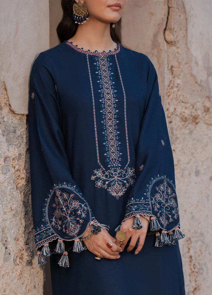 Nooraniyat by Izel Embroidered wool Suits Unstitched 3 Piece IZ25NW Mashq - Winter Collection