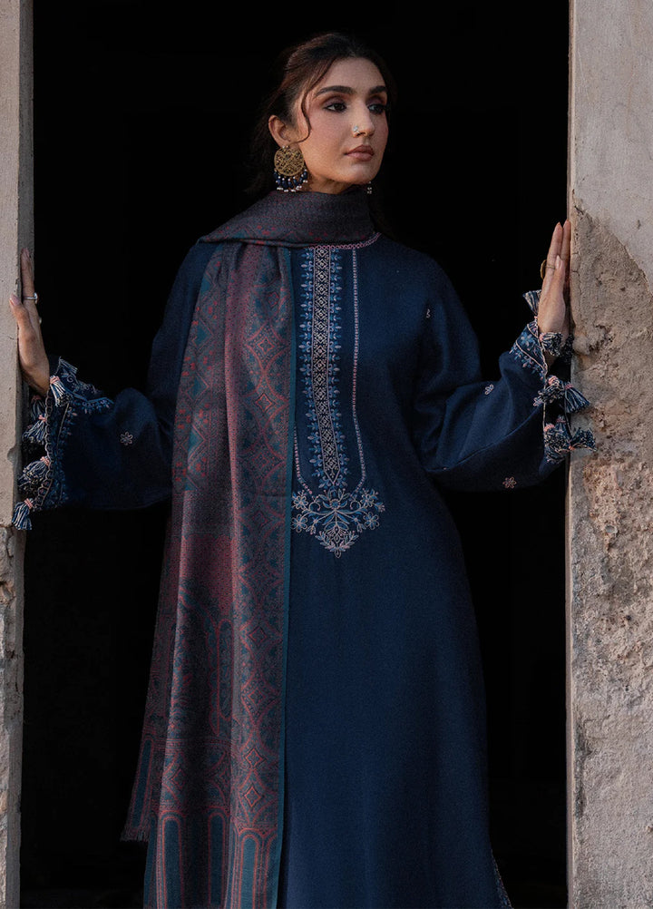 Nooraniyat by Izel Embroidered wool Suits Unstitched 3 Piece IZ25NW Mashq - Winter Collection