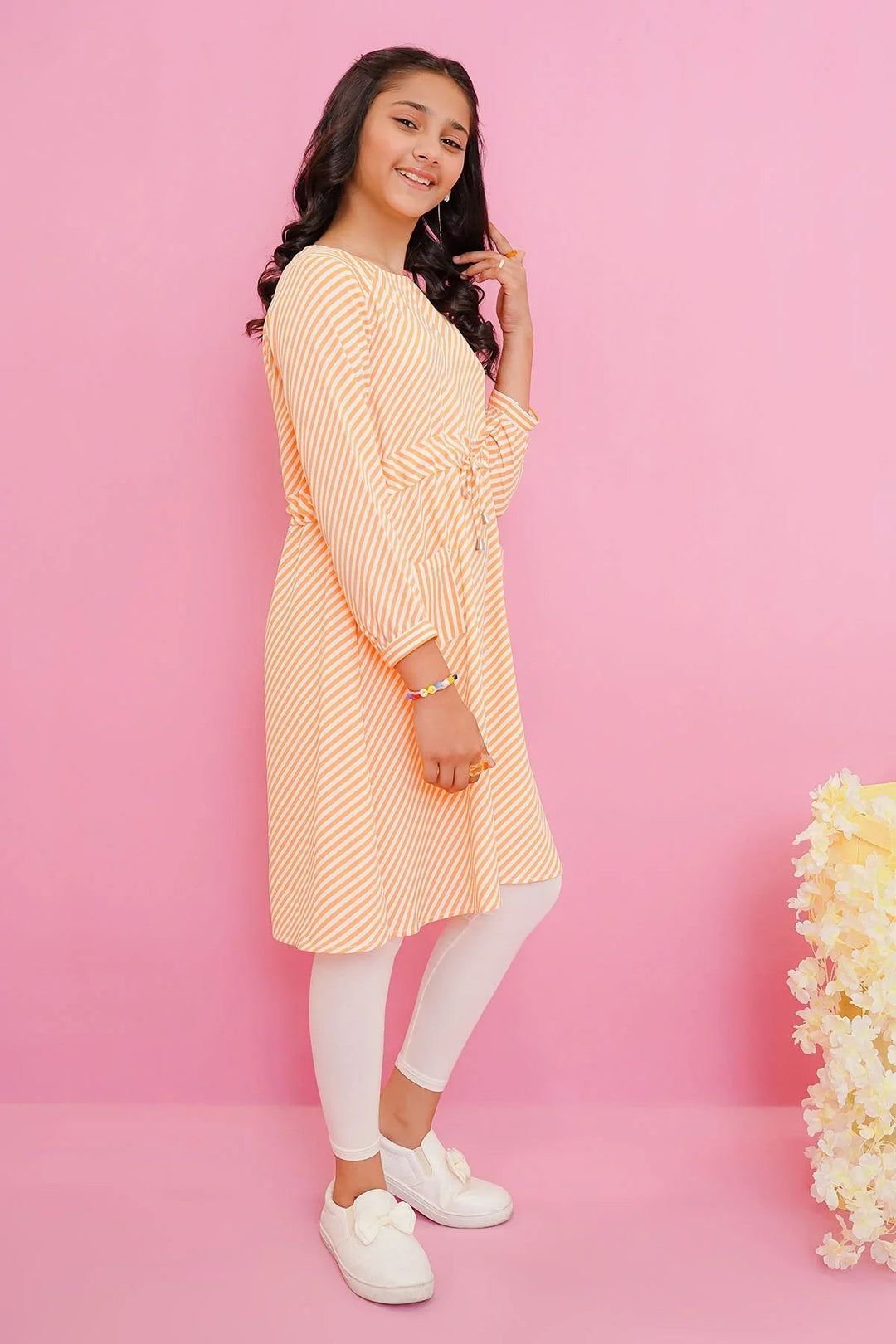 Ochre RTW Printed Georgette Printed Top Girls 1 Piece OWT-607 - Winter Collection