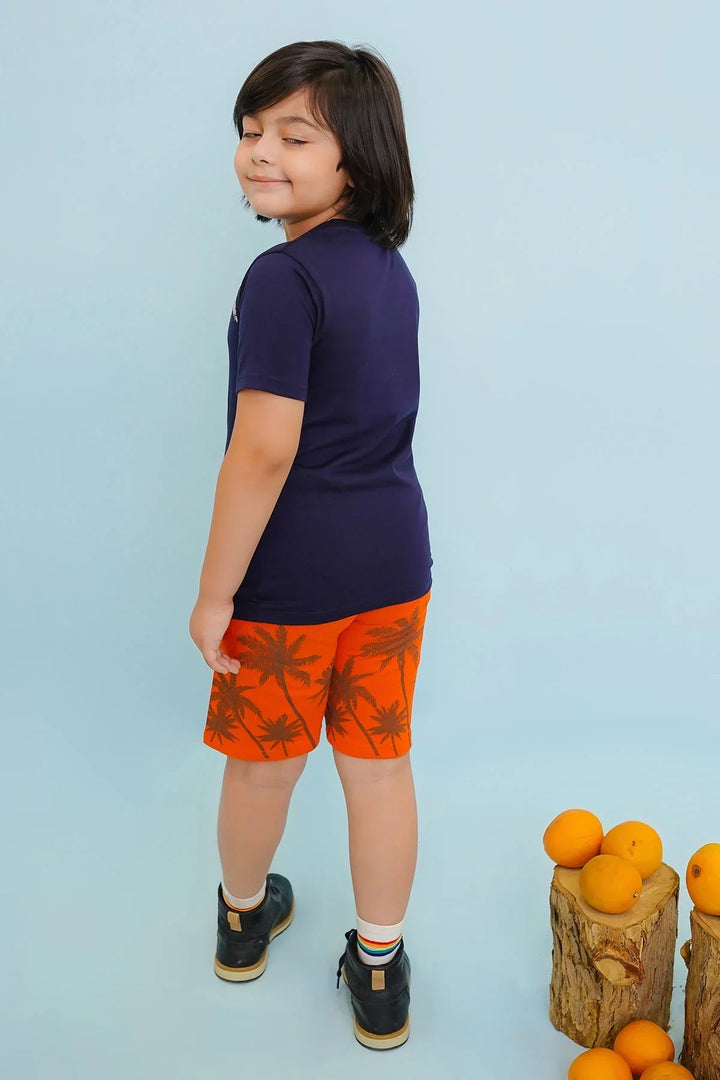 Ochre RTW Printed Cotton T-Shirt Boys 1 Piece OKB-312 - Summer Collection