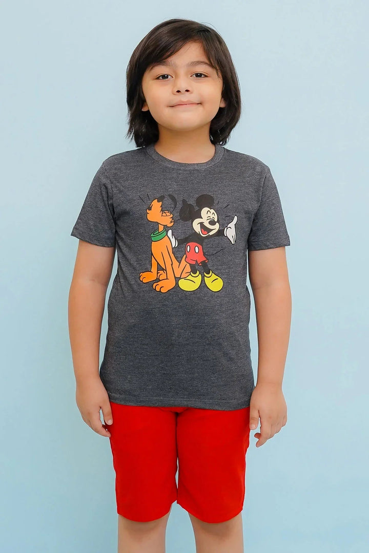Ochre RTW Printed Cotton T-Shirt Boys 1 Piece OKB-295 - Summer Collection