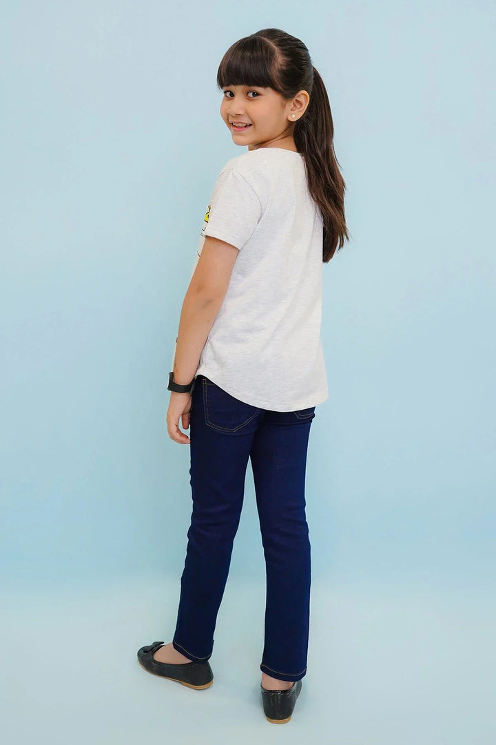 Ochre RTW Printed Cotton T-Shirt Girls 1 Piece OGK-297 - Summer Collection