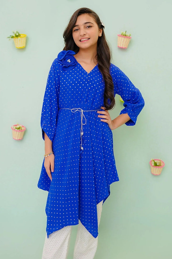 Ochre RTW Printed Cotton  Girls 2 Piece OFW-FC-06 - Winter Collection