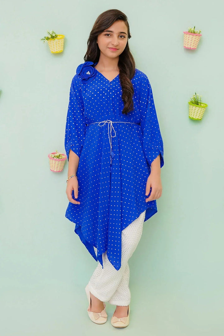 Ochre RTW Printed Cotton  Girls 2 Piece OFW-FC-06 - Winter Collection