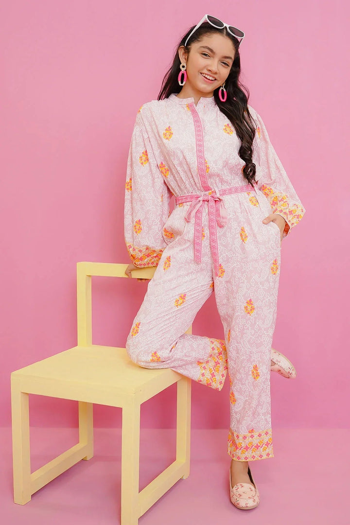 Ochre RTW Printed Cotton Jumpsuit Girls 1 Piece OWT-JMP-09 - Winter Collection