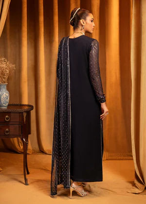 Meeral Pret Embroidered Chiffon 3 Piece Suit Lillium