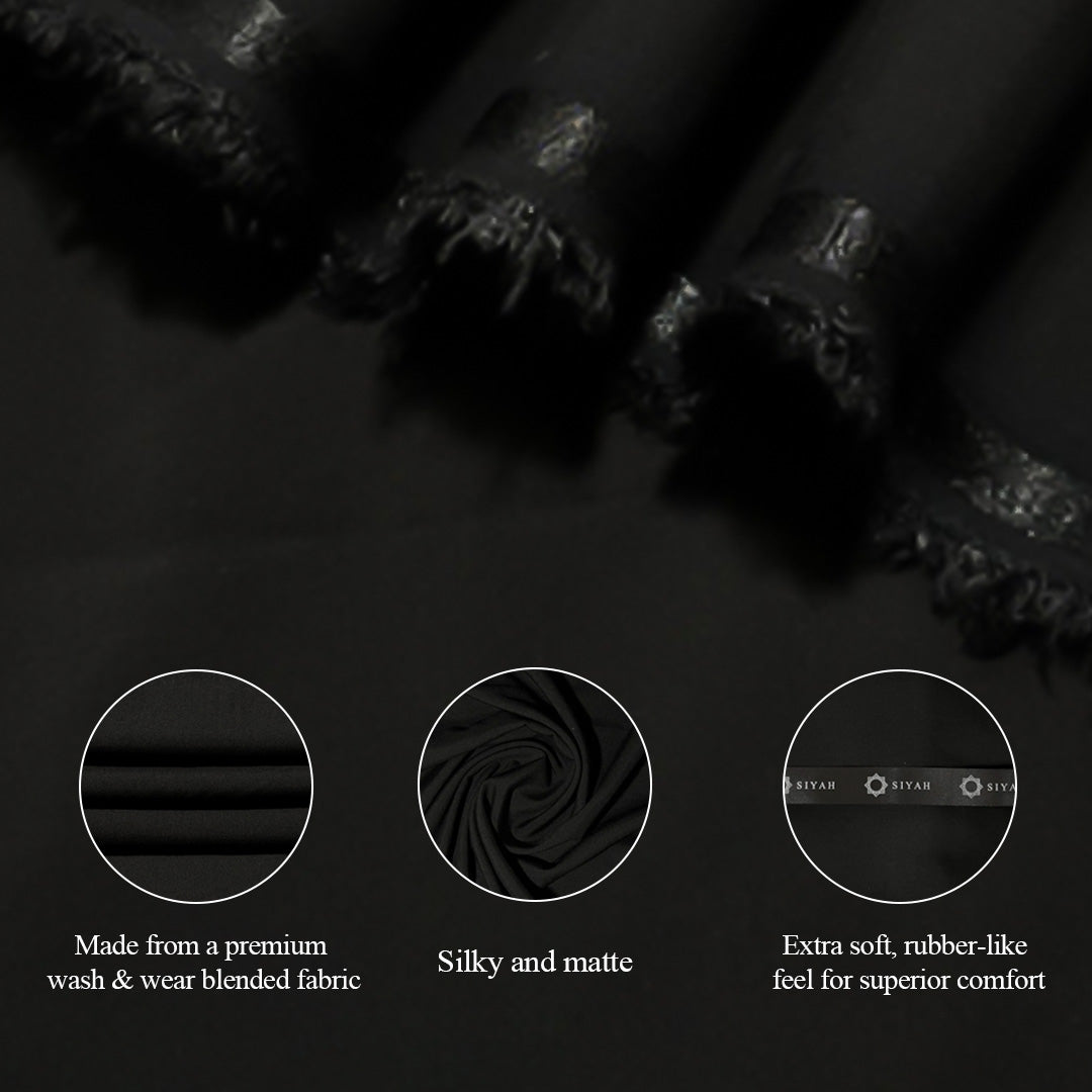 Unstitched SHAH JAHAN Jet Black Festive Collection