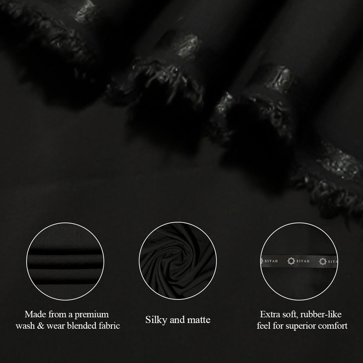 Unstitched SHAH JAHAN Jet Black Festive Collection