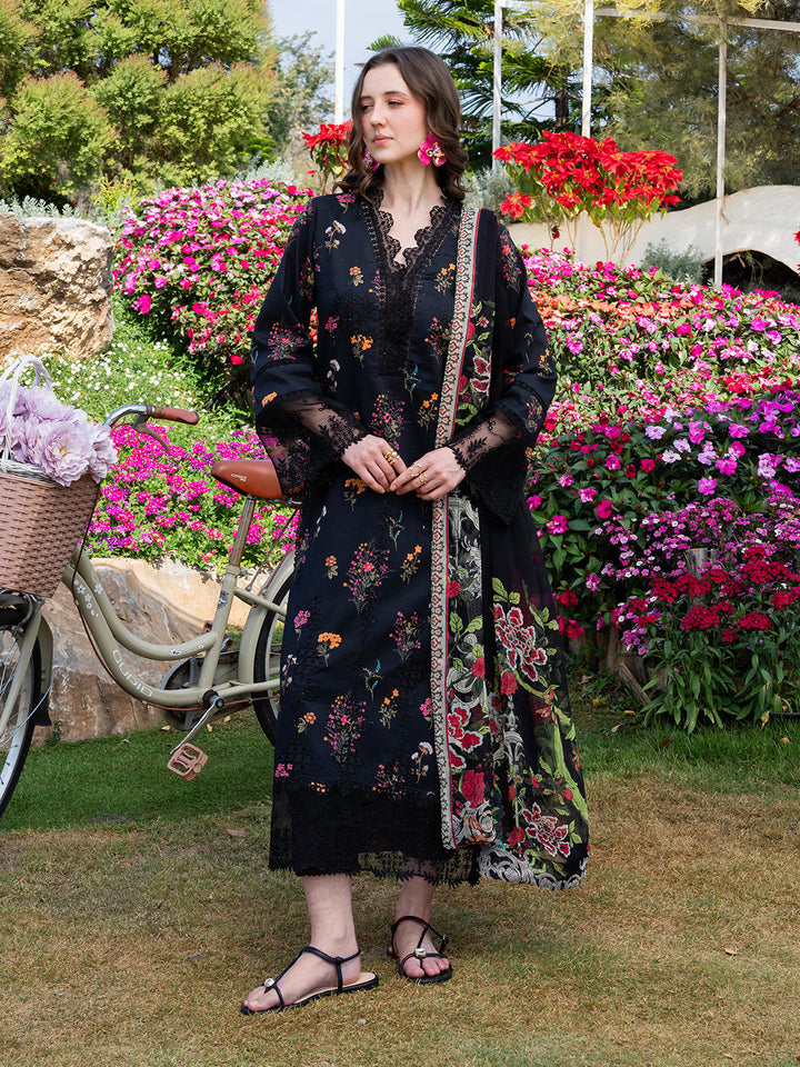 The Scent Of Summers by Yards Unstitched Embroidered Lawn 3 Piece Suit Midnight Bloom Casual Collection