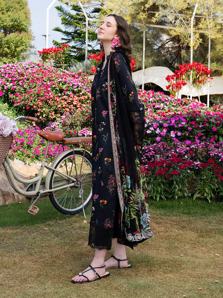 The Scent Of Summers by Yards Unstitched Embroidered Lawn 3 Piece Suit Midnight Bloom Casual Collection