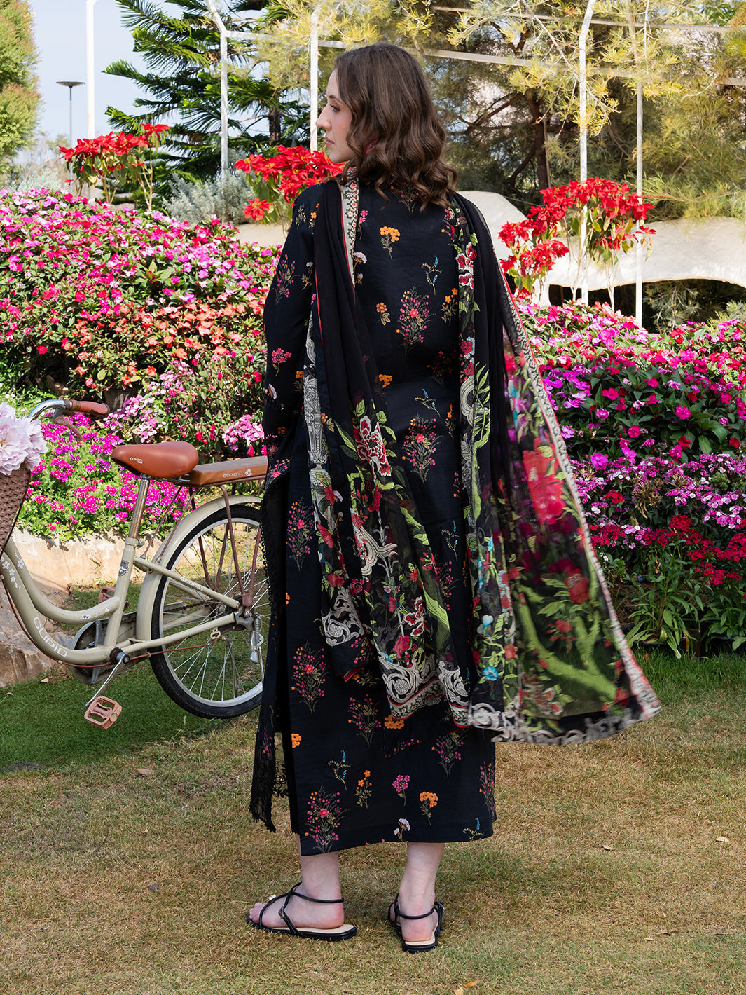 The Scent Of Summers by Yards Unstitched Embroidered Lawn 3 Piece Suit Midnight Bloom Casual Collection