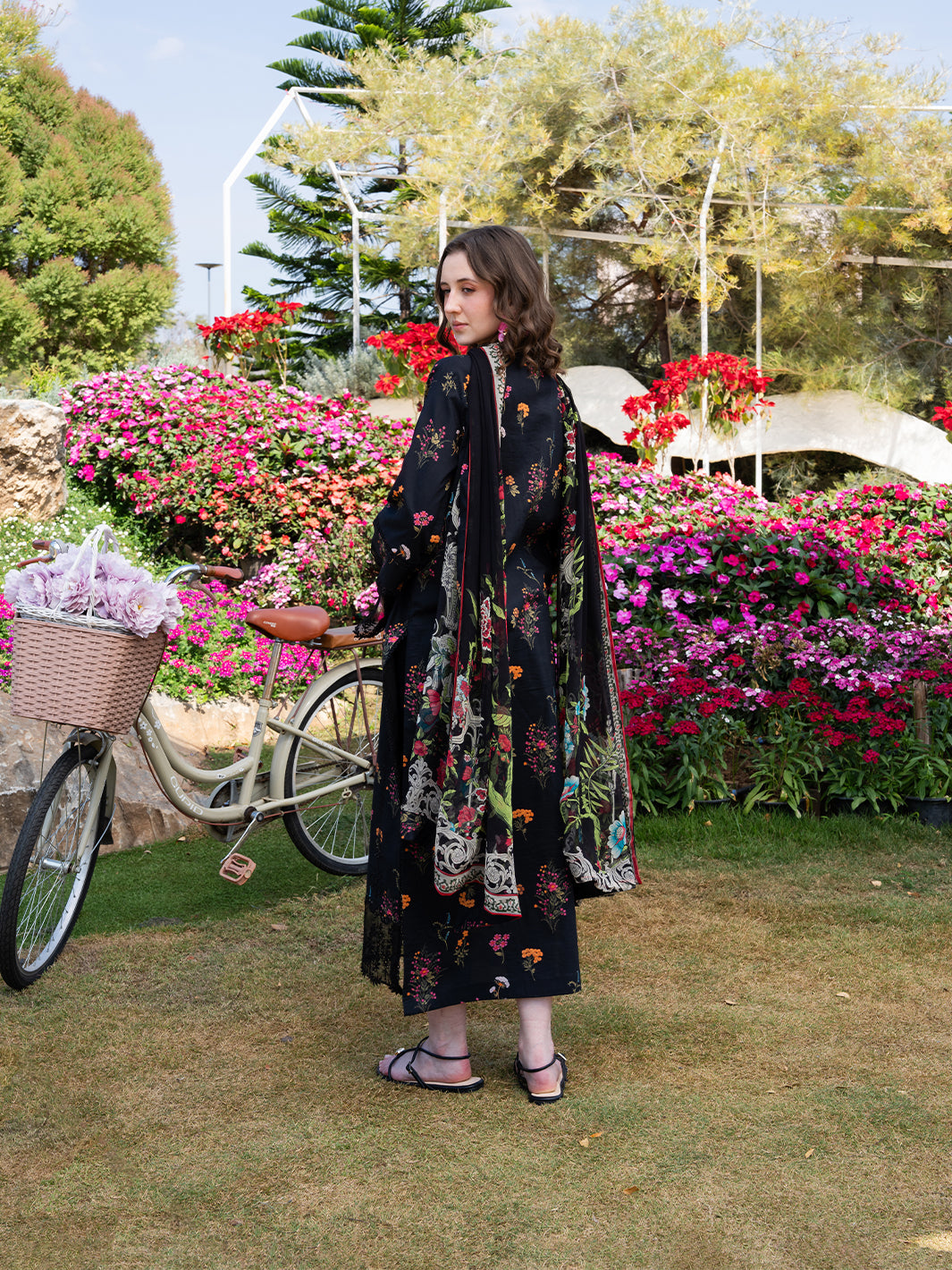 The Scent Of Summers by Yards Unstitched Embroidered Lawn 3 Piece Suit Midnight Bloom Casual Collection