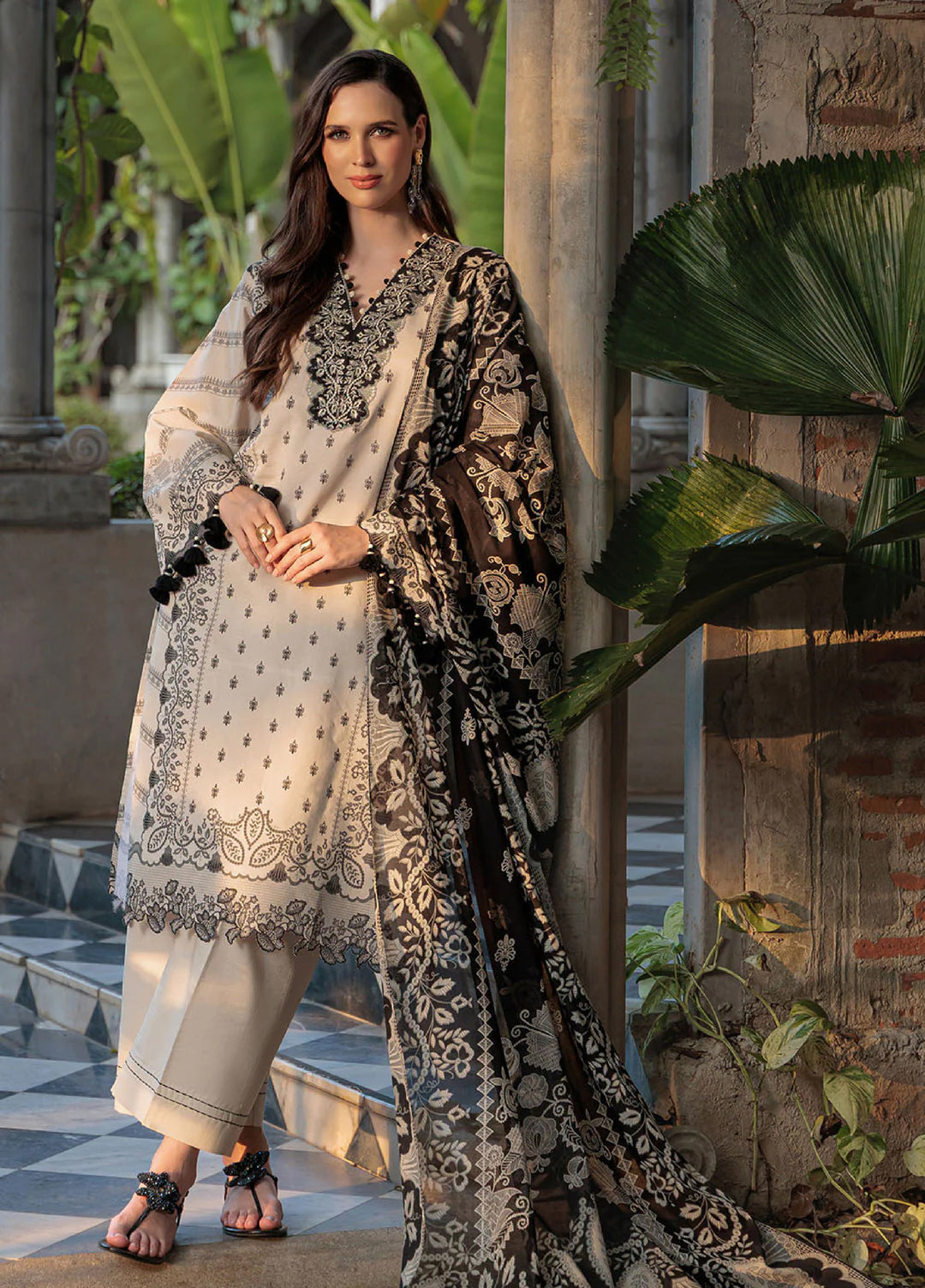 Mitti ki Khusboo by Gul Ahmed Unstitched Embroidered Lawn 3 Piece Suit GA26UMK B-62006 - Summer Collection