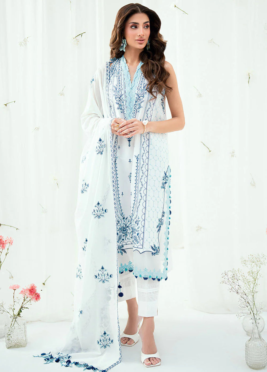 Mitti ki Khusboo by Gul Ahmed Unstitched Embroidered Lawn 3 Piece Suit GA26UMK DN-62011 - Summer Collection