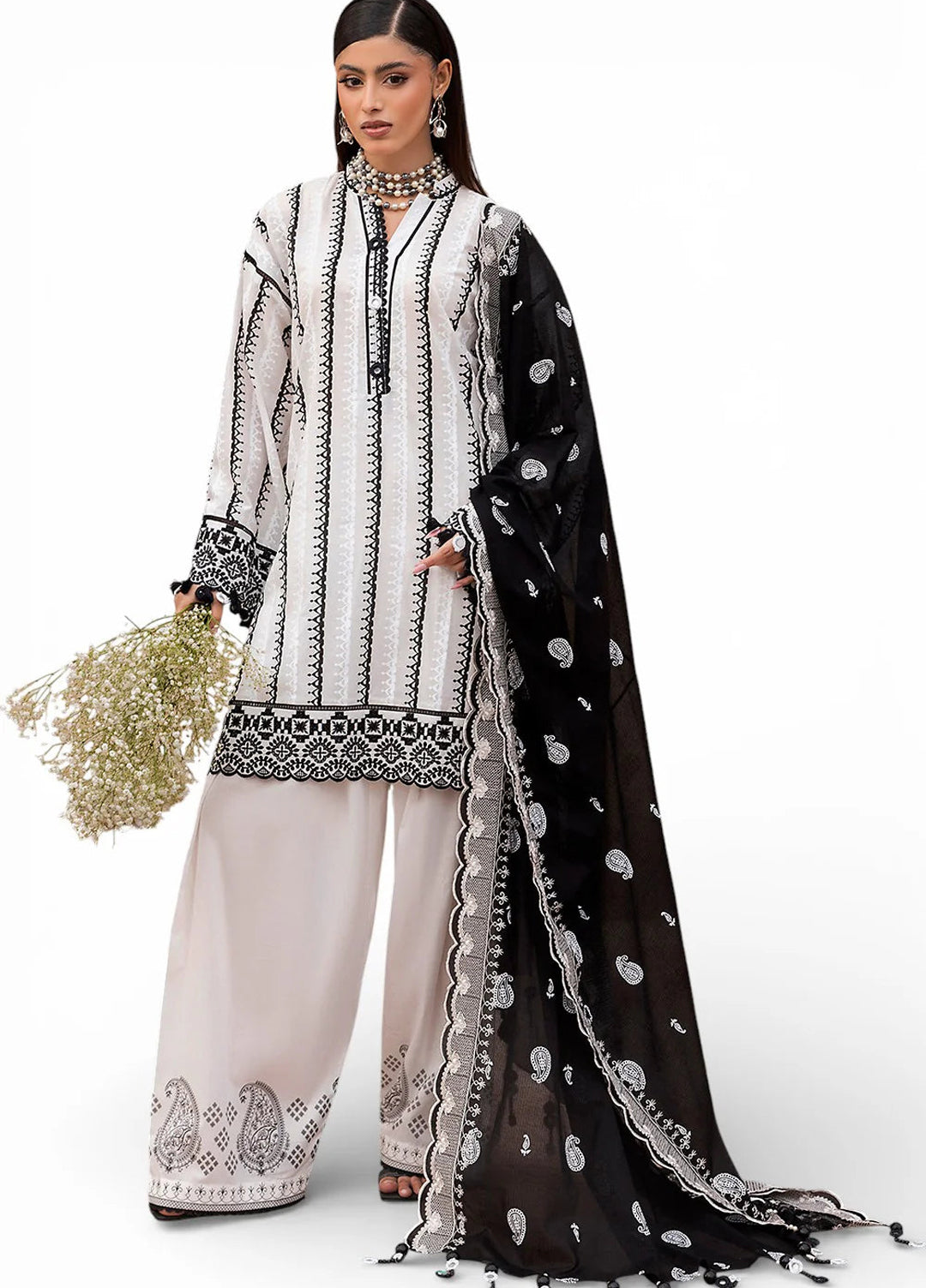 Mitti ki Khusboo by Gul Ahmed Unstitched Embroidered Lawn 3 Piece Suit GA26UMK DN-62025 - Summer Collection