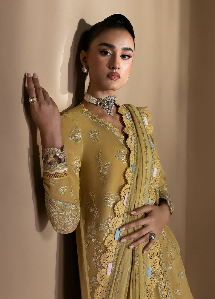 Moonlit Muse by Zarposh Embroidered Chiffon Suits Unstitched 3 Piece ZP25ML D-01 Cymelle - Formals Collection