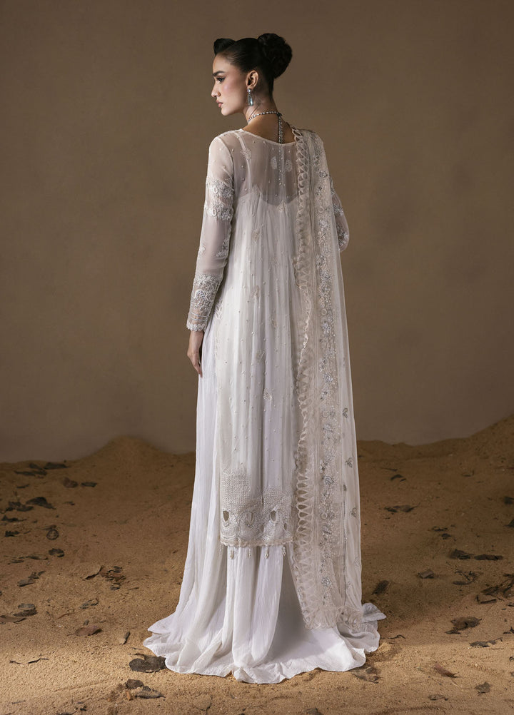 Moonlit Muse by Zarposh Embroidered Chiffon Suits Unstitched 3 Piece ZP25ML D-04 Mystique - Formals Collection