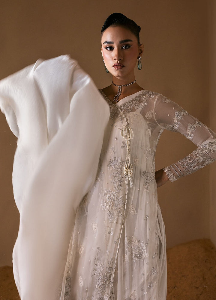 Moonlit Muse by Zarposh Embroidered Chiffon Suits Unstitched 3 Piece ZP25ML D-04 Mystique - Formals Collection