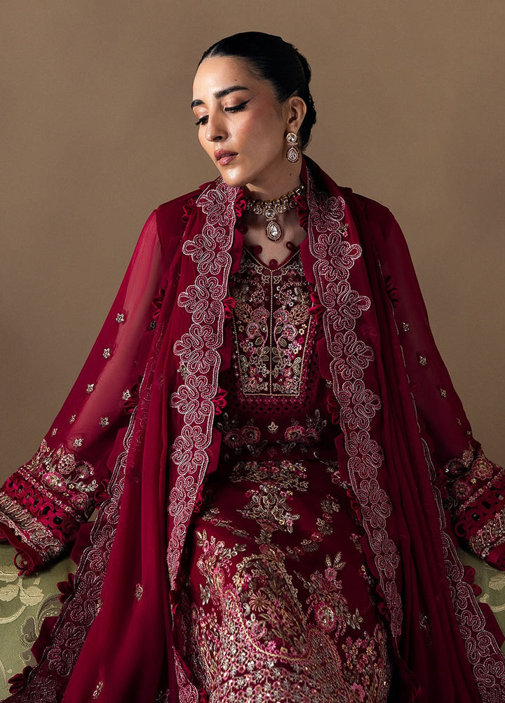 Moonlit Muse by Zarposh Embroidered Chiffon Suits Unstitched 3 Piece ZP25ML D-06 Poise - Formals Collection
