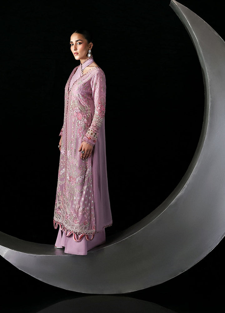 Moonlit Muse by Zarposh Embroidered Chiffon Suits Unstitched 3 Piece ZP25ML D-07 Serein - Formals Collection