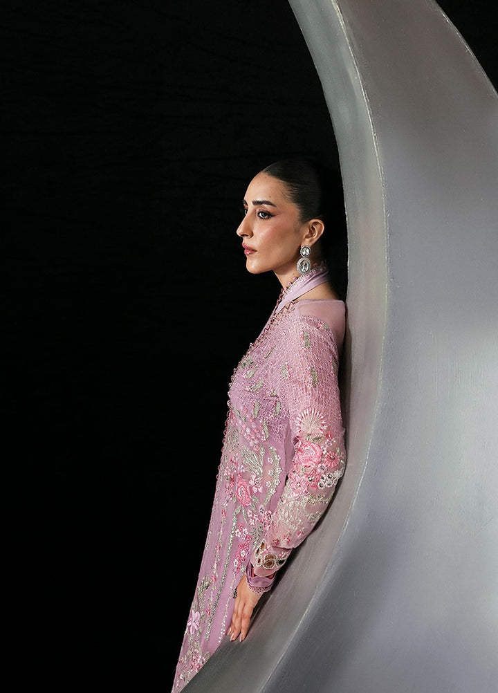 Moonlit Muse by Zarposh Embroidered Chiffon Suits Unstitched 3 Piece ZP25ML D-07 Serein - Formals Collection