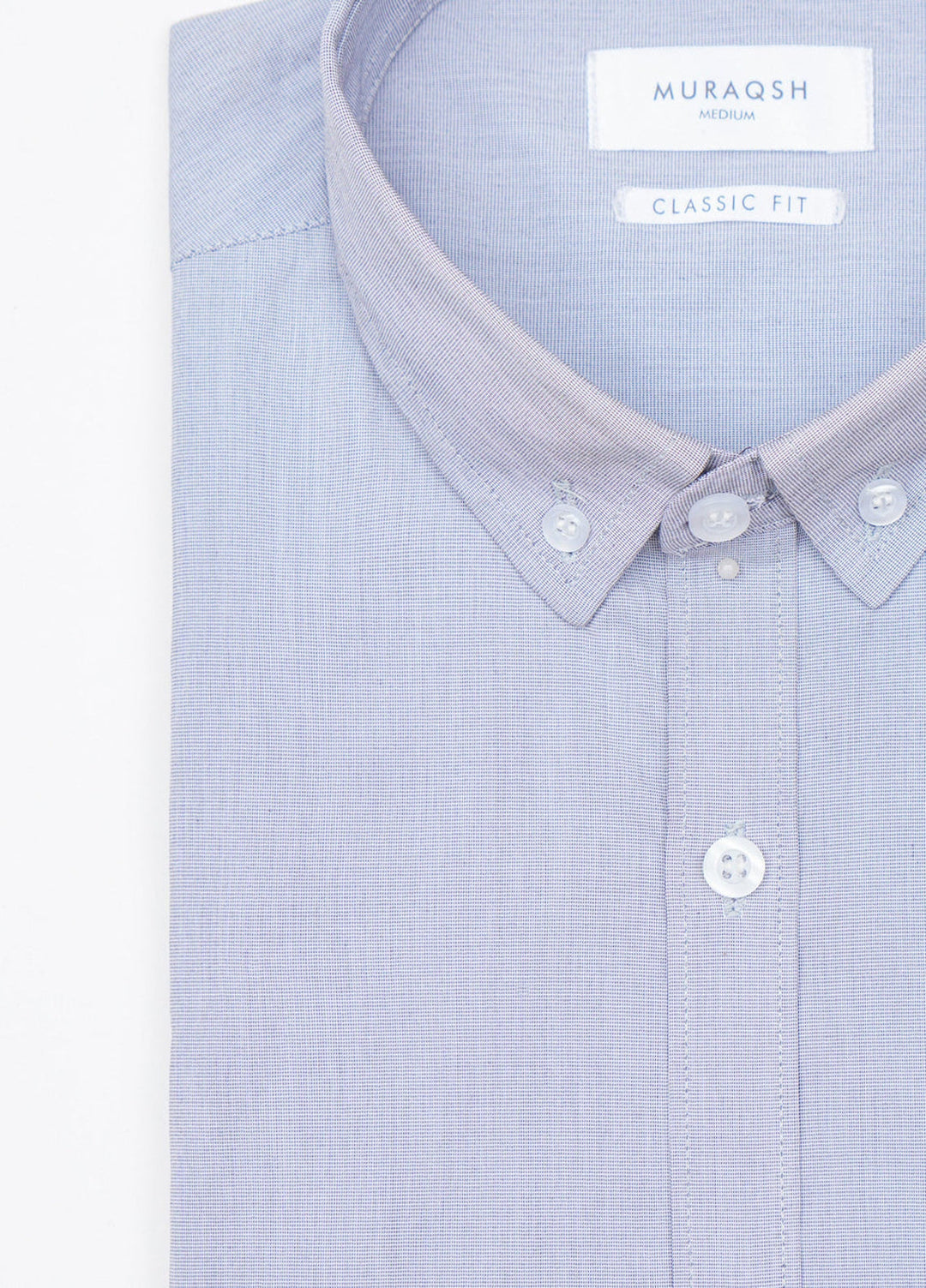 Muraqsh Ready To Wear Solids Cotton Men Grey Textured Casual Shirt ABD-GTCS - Summer Collection