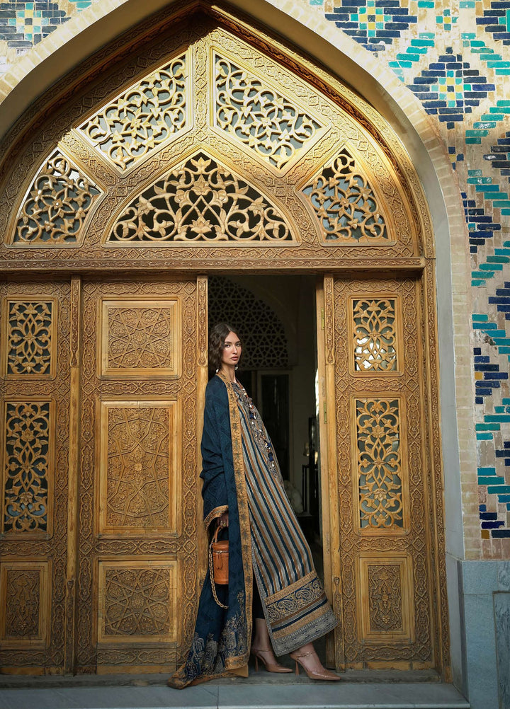 Echoes of Registan by Mushq Unstitched Embroidered Jacquard 3 Piece Suit MU26UER Gilded Arch MUNWI260103 - Casual Collection