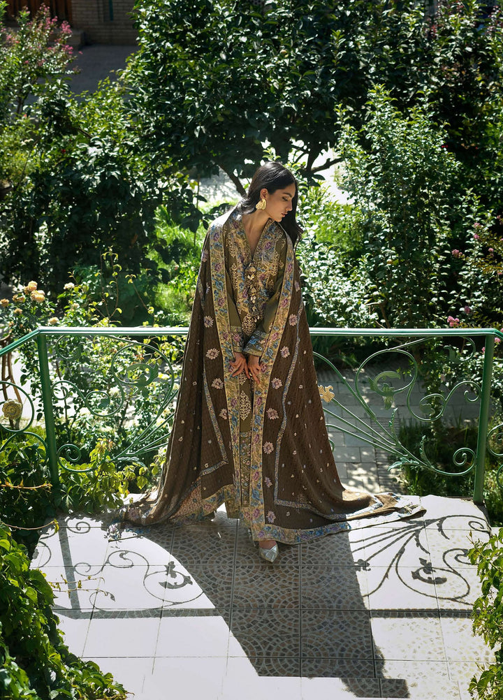 Echoes of Registan by Mushq Unstitched Embroidered Herringbone 3 Piece Suit MU26UER Silk Road MUNWI260112 - Casual Collection