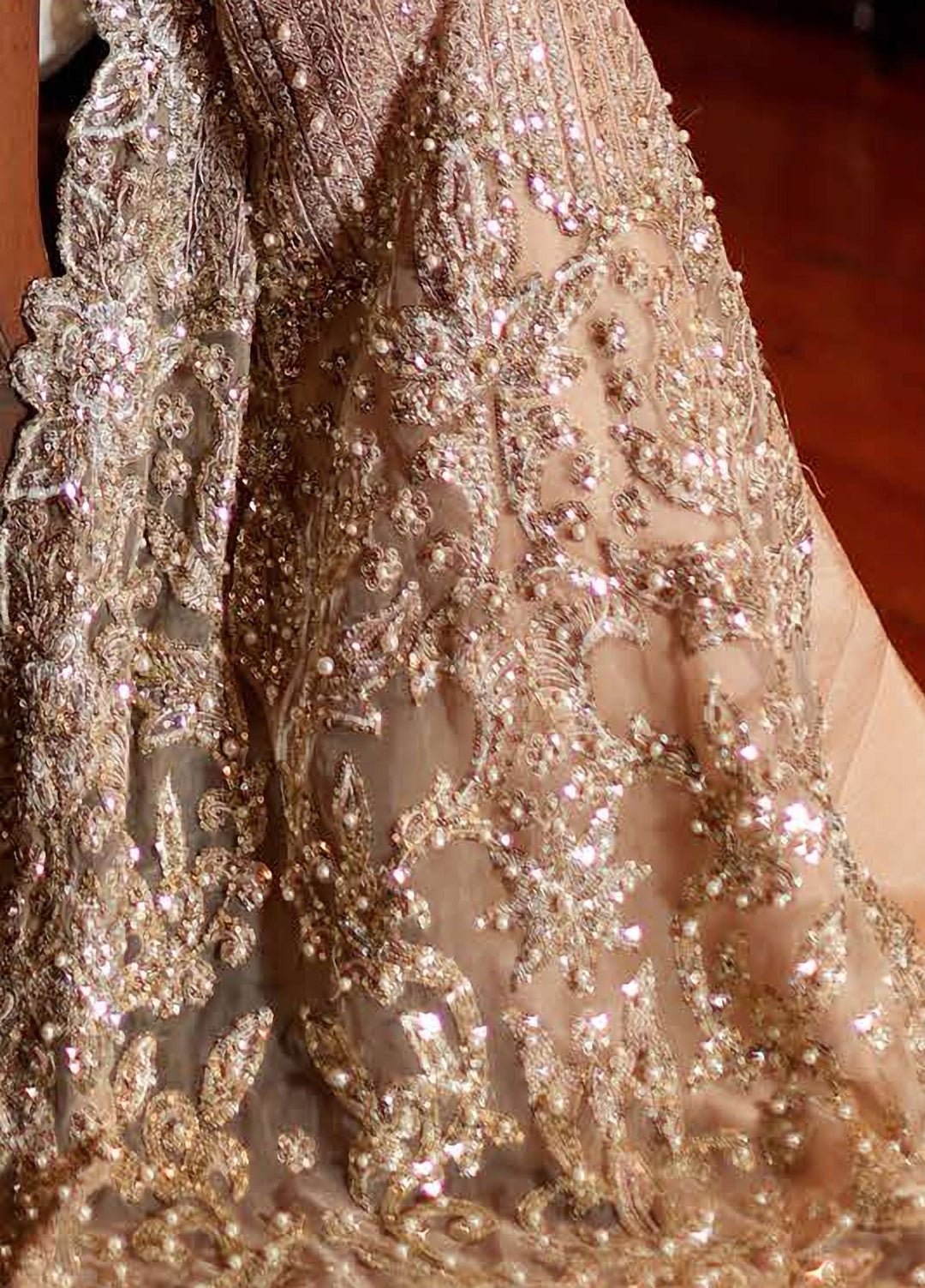 Stardust Love by Mushq Unstitched Embroidered Net 3 Piece Suit MU26USL Eternal Glow MUNWD260102 - Wedding Collection