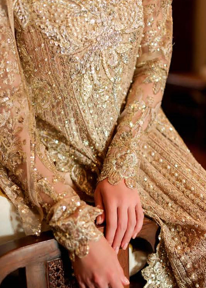 Stardust Love by Mushq Unstitched Embroidered Net 3 Piece Suit MU26USL Eternal Glow MUNWD260102 - Wedding Collection
