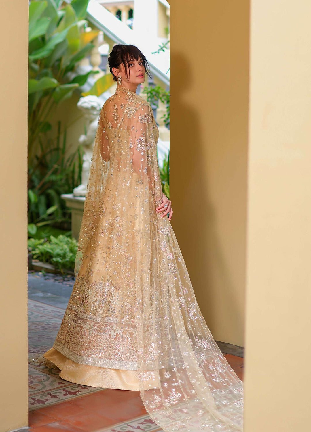 Stardust Love by Mushq Unstitched Embroidered Net 3 Piece Suit MU26USL Love's Legacy MUNWD260101 - Wedding Collection