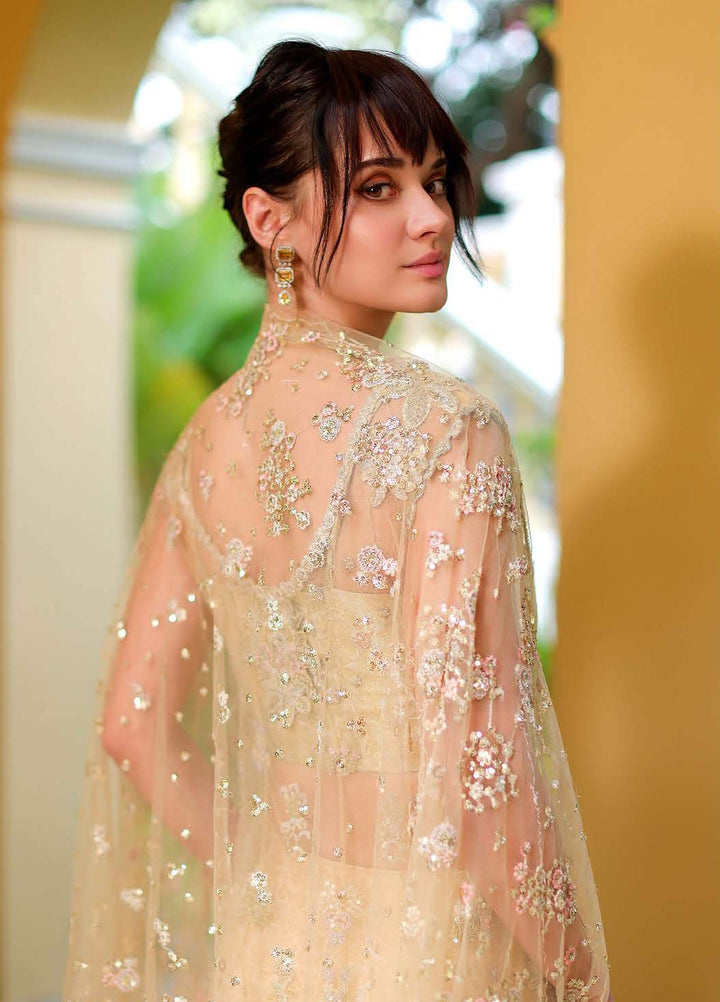 Stardust Love by Mushq Unstitched Embroidered Net 3 Piece Suit MU26USL Love's Legacy MUNWD260101 - Wedding Collection
