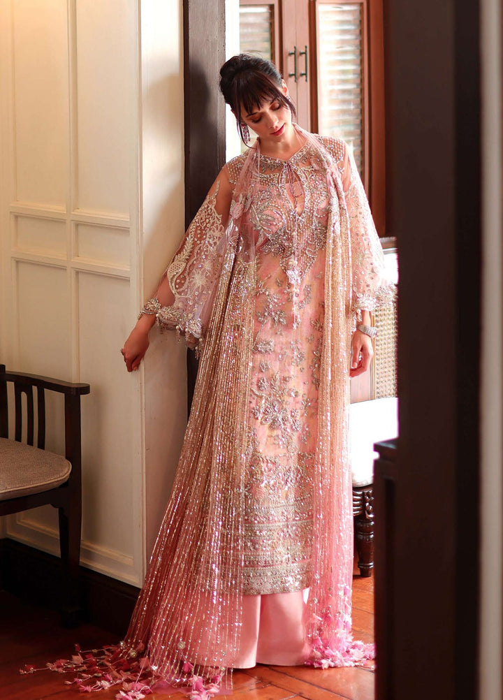 Stardust Love by Mushq Unstitched Embroidered Net 3 Piece Suit MU26USL Sacred Promise MUNWD260107 - Wedding Collection