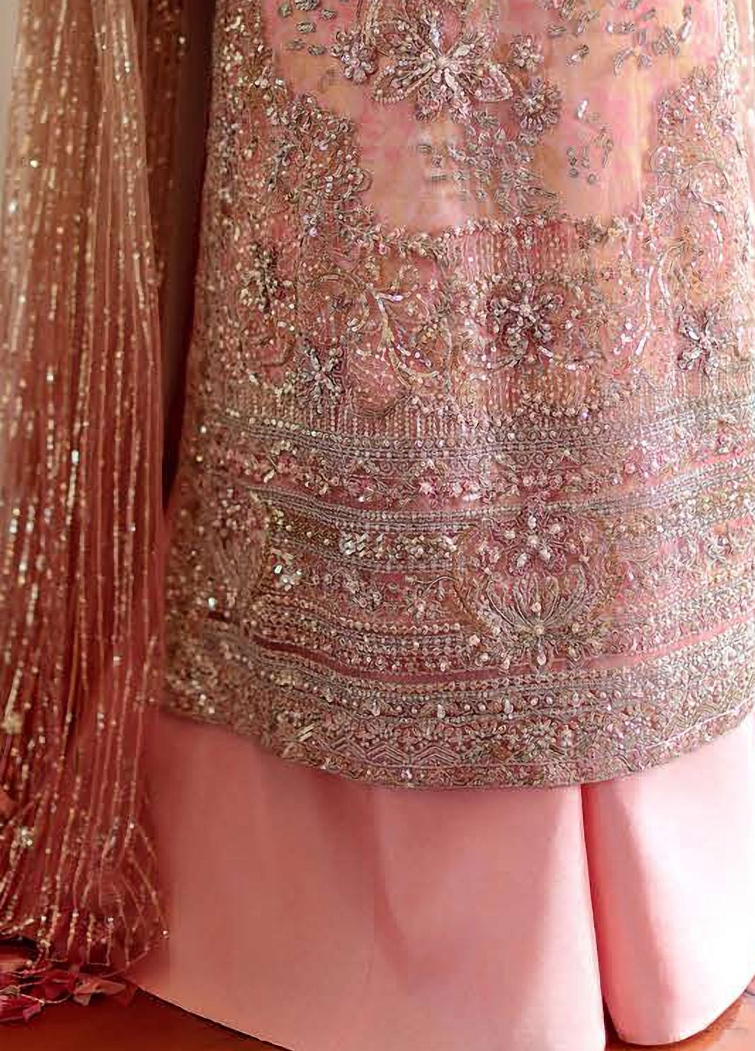 Stardust Love by Mushq Unstitched Embroidered Net 3 Piece Suit MU26USL Sacred Promise MUNWD260107 - Wedding Collection