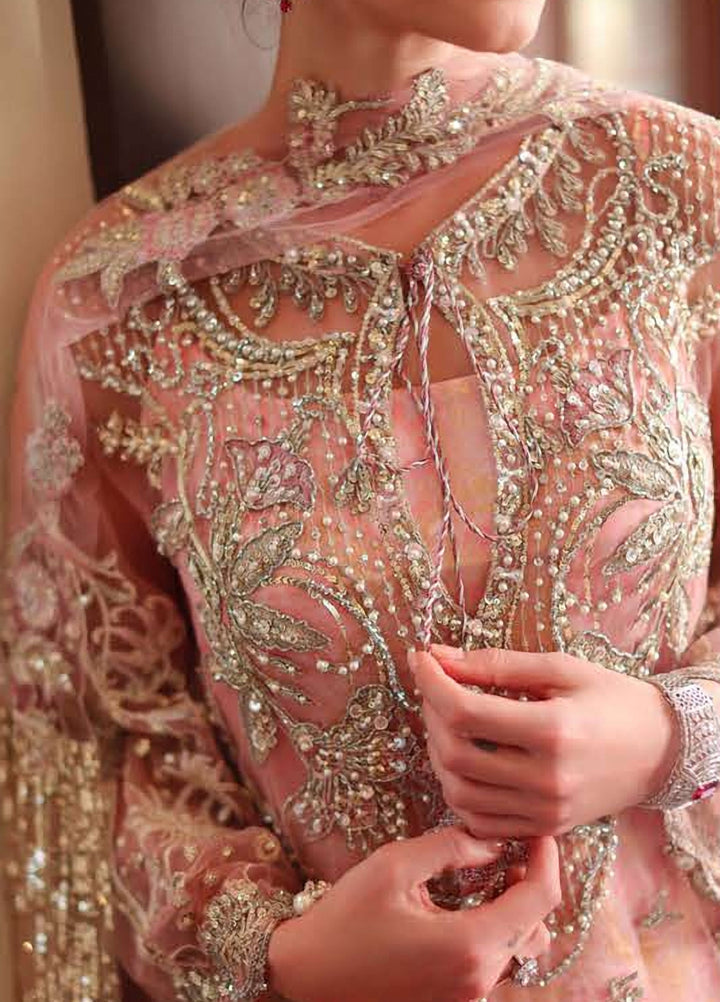 Stardust Love by Mushq Unstitched Embroidered Net 3 Piece Suit MU26USL Sacred Promise MUNWD260107 - Wedding Collection