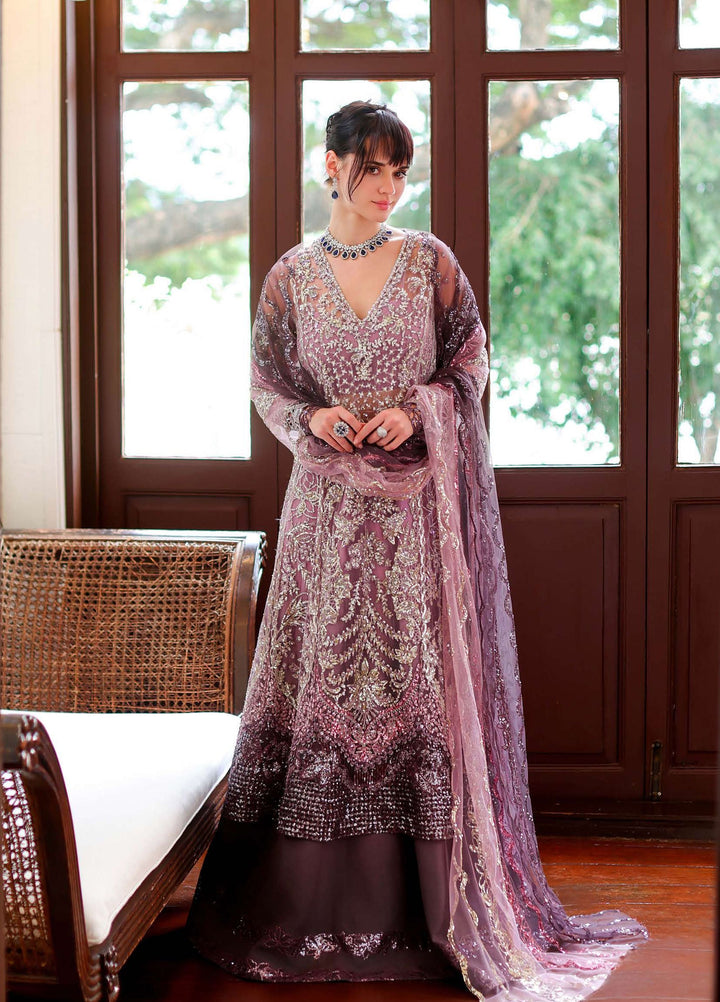 Stardust Love by Mushq Unstitched Embroidered Net 3 Piece Suit MU26USL Starlit Union MUNWD260108 - Wedding Collection