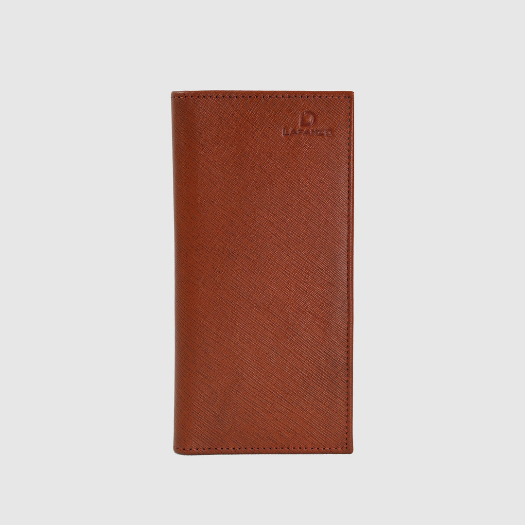 Lafanzo Unisex Leather Monarch Long wallet Reddish Brown - Accessories Collection
