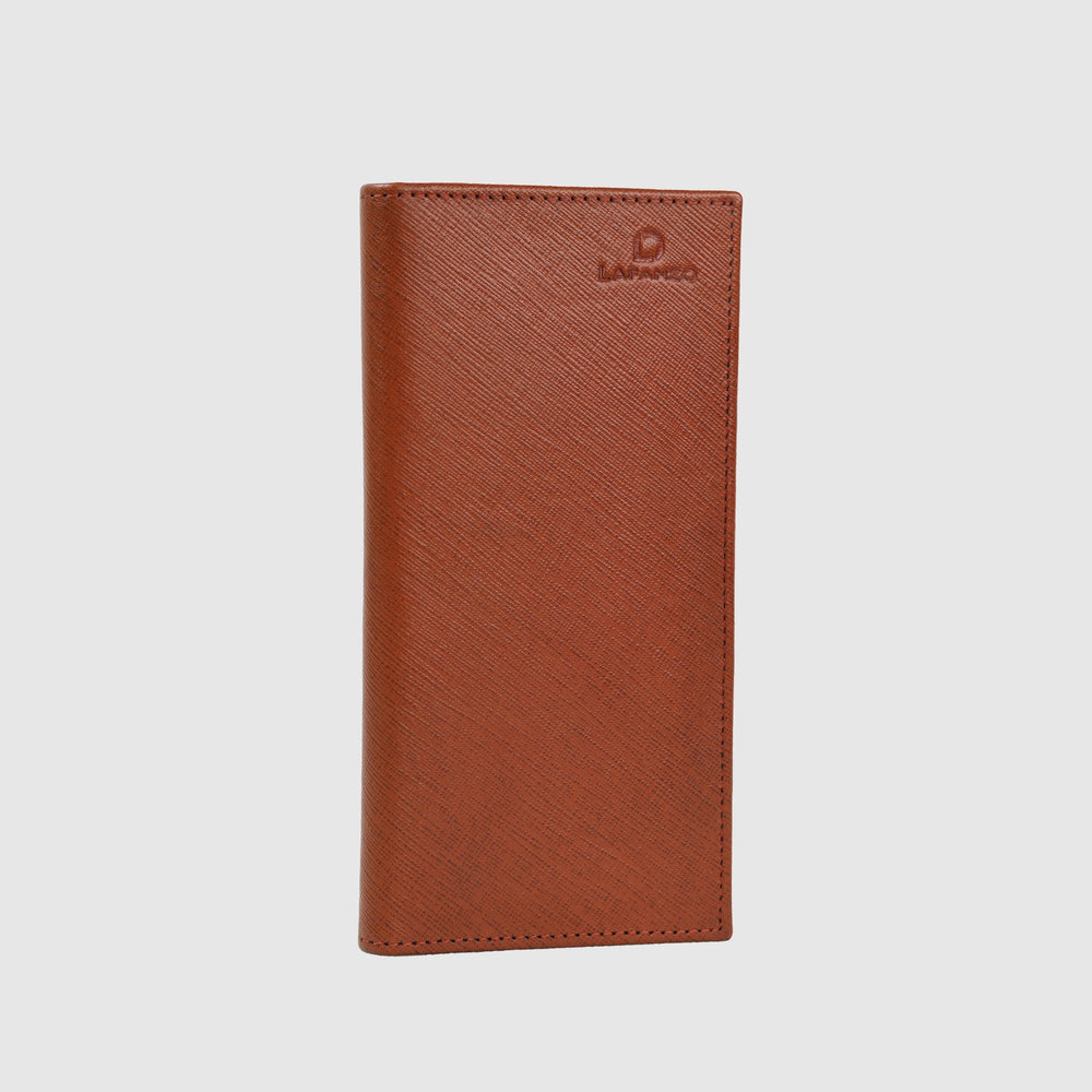 Lafanzo Unisex Leather Monarch Long wallet Reddish Brown - Accessories Collection