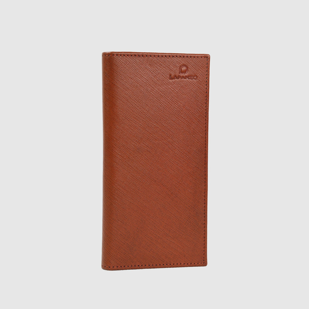 Lafanzo Unisex Leather Monarch Long wallet Reddish Brown - Accessories Collection